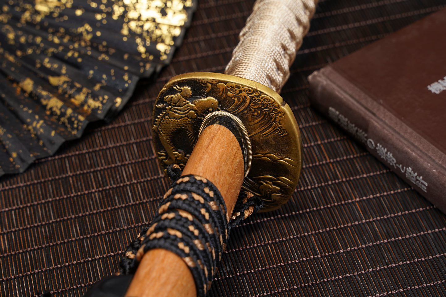 Koshū 孤舟 | Moonswords Katana | Clay-Tempered T10 Carbon Steel | KT19