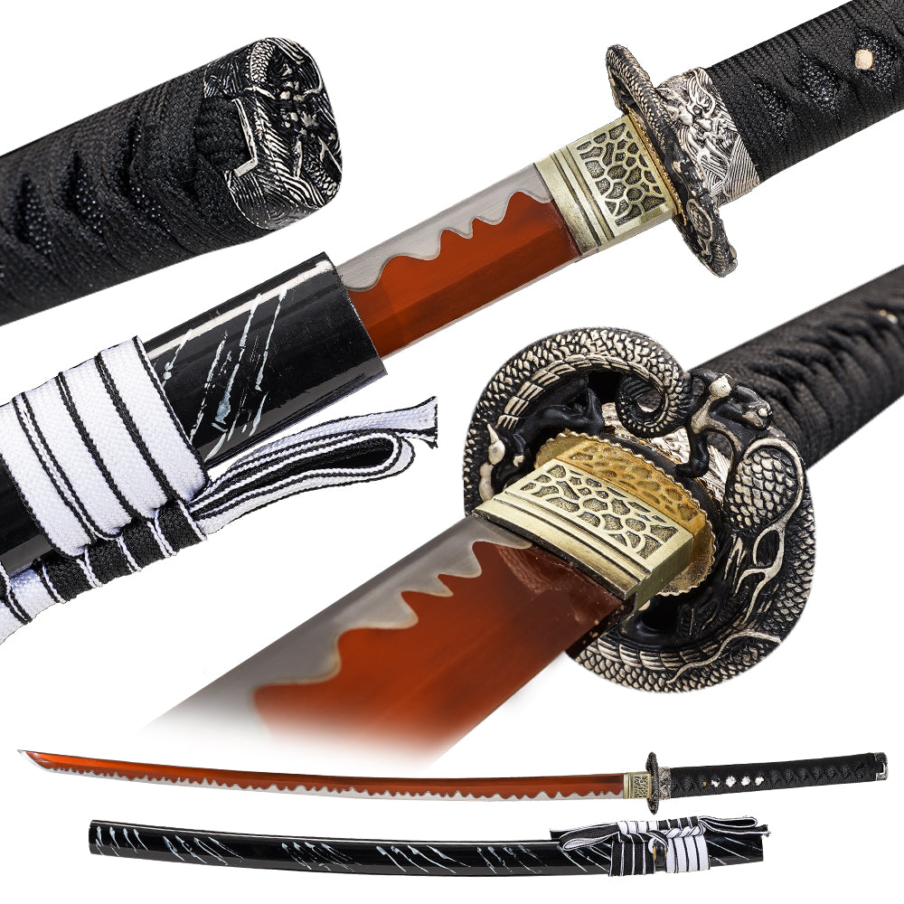 Black Dragon Warrior Katana