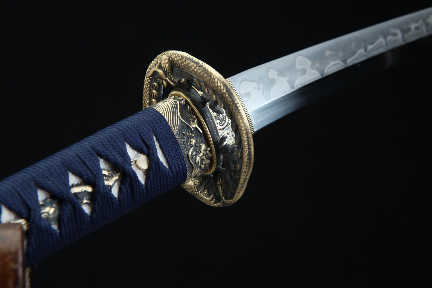 Sōryū 双龍 – Moonswords Katana | Clay-Tempered T10 Carbon Steel | WK32