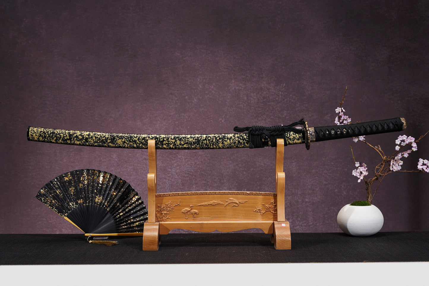 Kinryū 金龍 Golden Dragon Katana - Authentic Japanese Replica with Bronze Fittings SKU:KT25