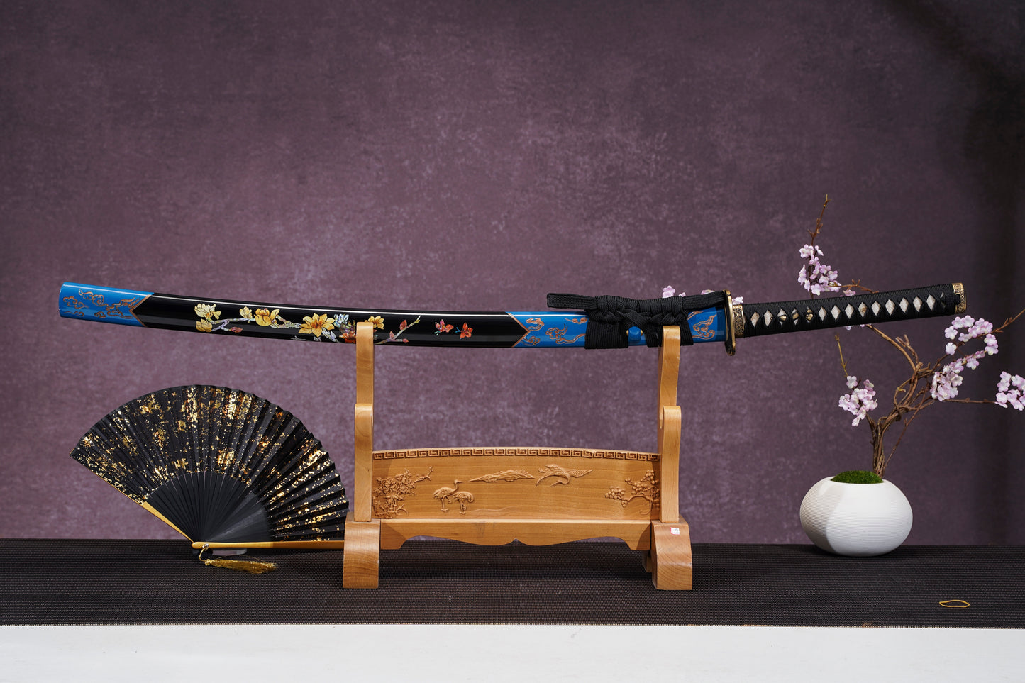 Ranka 乱華 | Moonswords Katana | Clay-Tempered T10 Carbon Steel | KT28