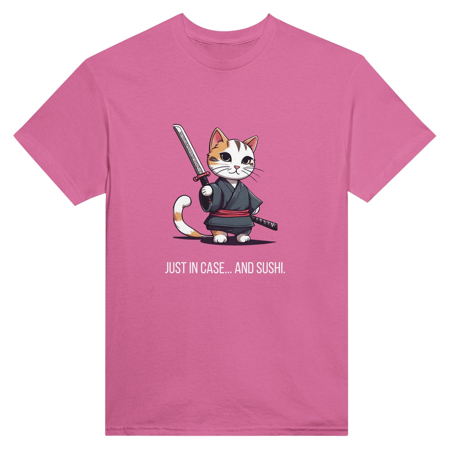 Samurai cat tshirt