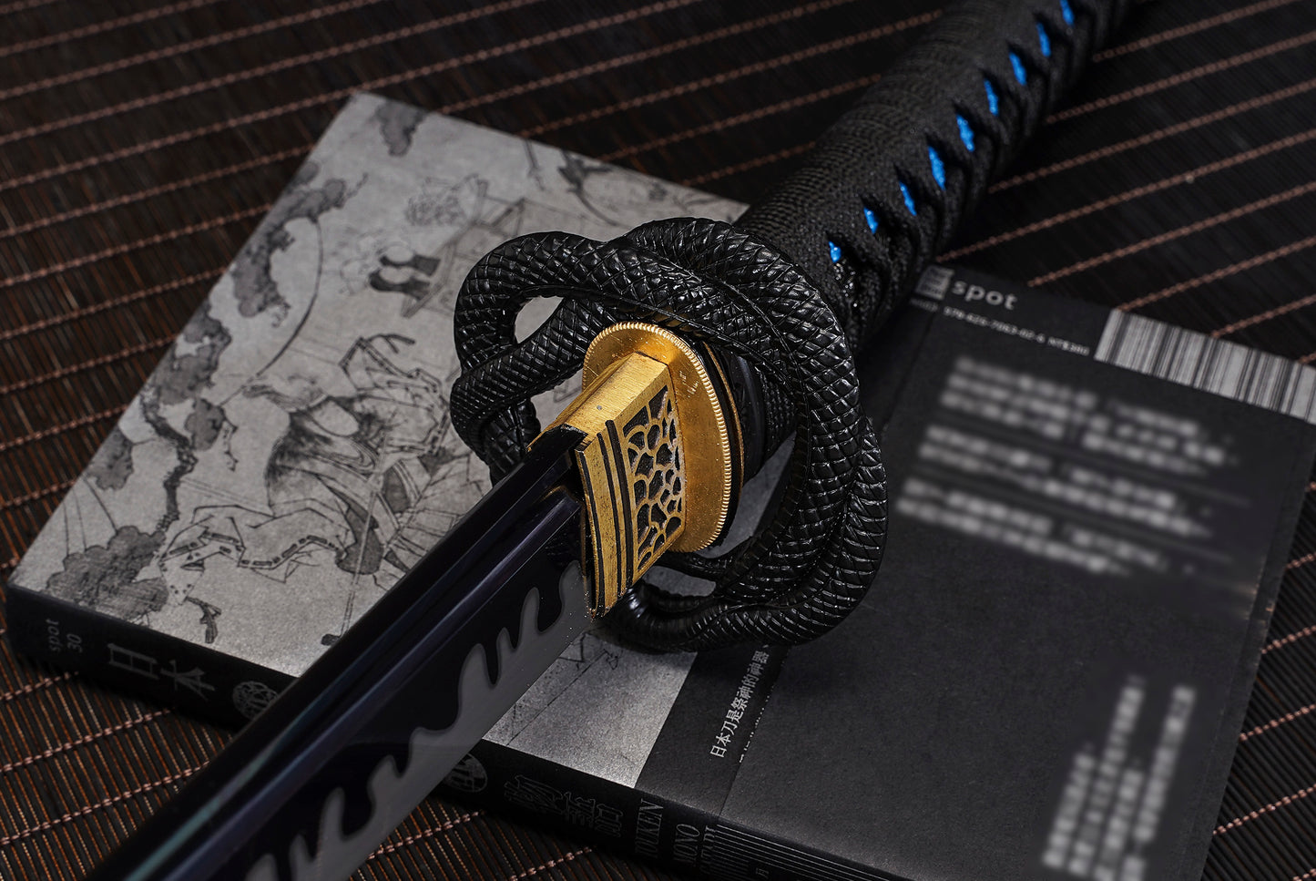 Katana Black Dragon Sword- Manganese Steel Katana,Handcrafted Samurai Sword