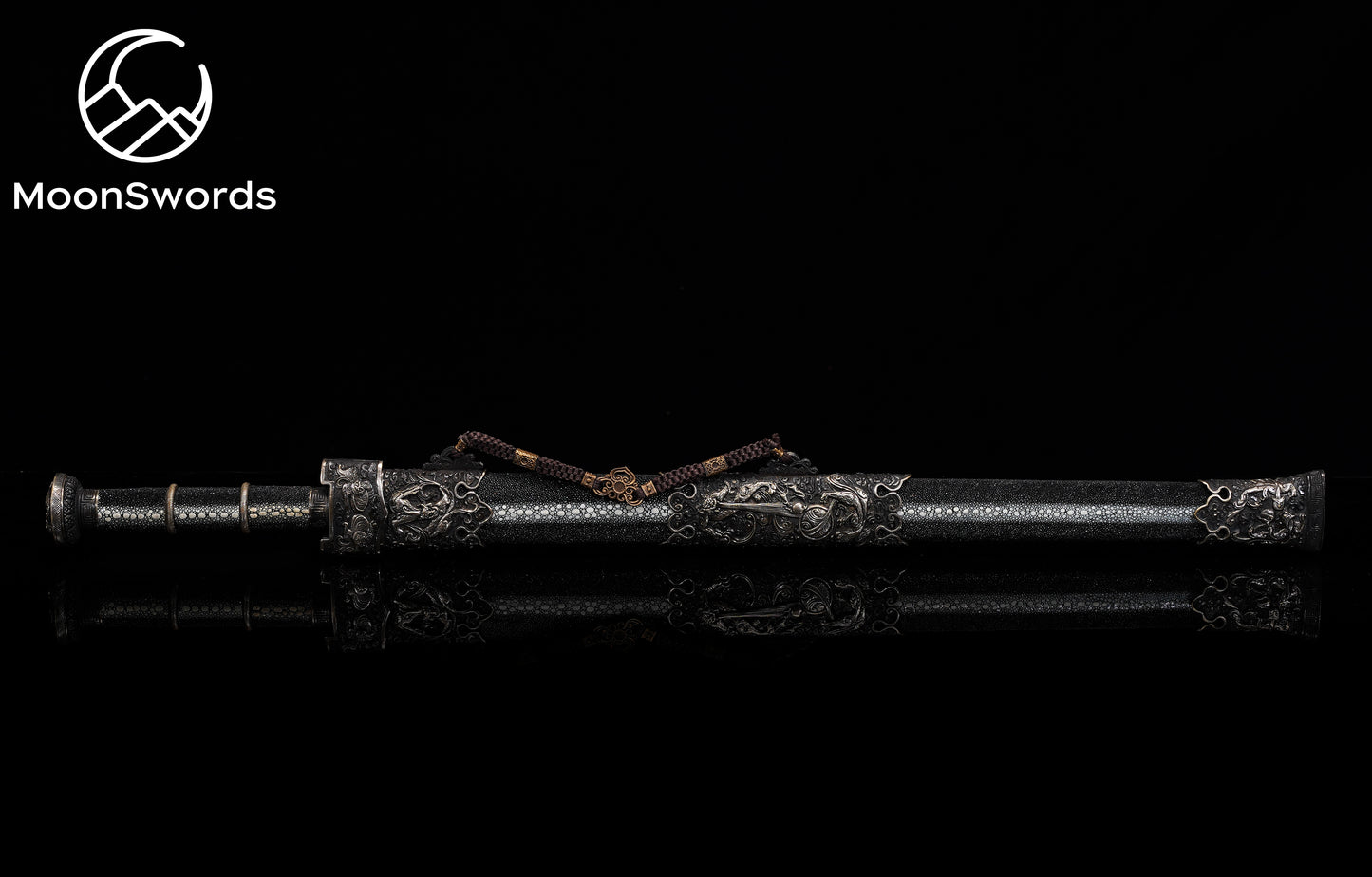 Bing Heng (Warring States Period) | Master Chinese Jian | Damascus Steel | MoonSwords 6314