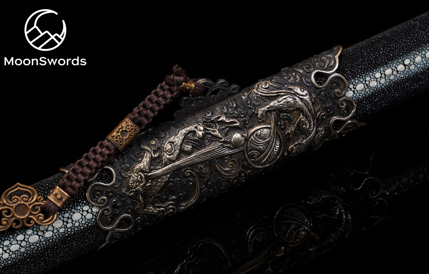 Bing Heng (Warring States Period) | Master Chinese Jian | Damascus Steel | MoonSwords 6314