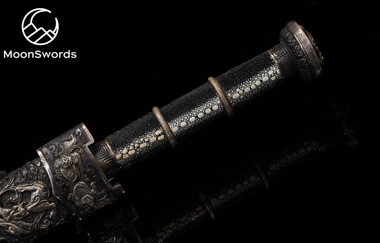 Bing Heng (Warring States Period) | Master Chinese Jian | Damascus Steel | MoonSwords 6314