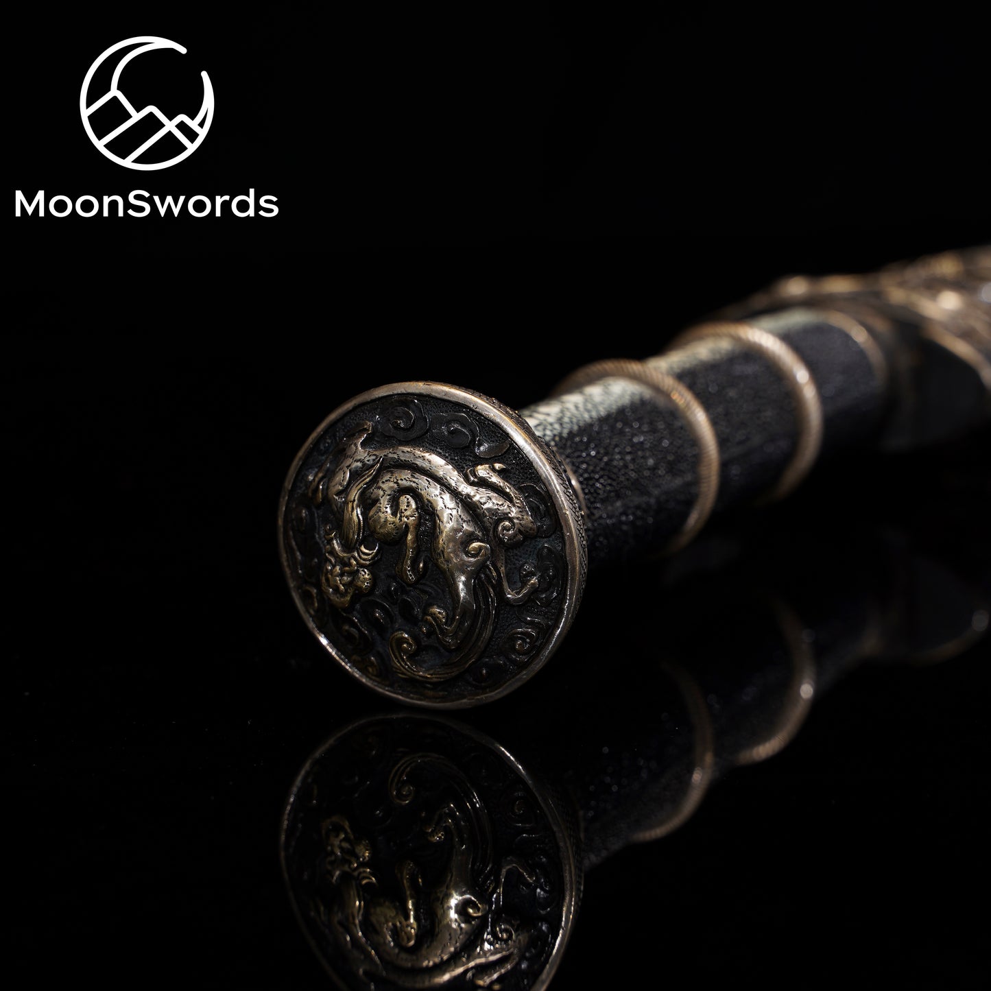 Bing Heng (Warring States Period) | Master Chinese Jian | Damascus Steel | MoonSwords 6314
