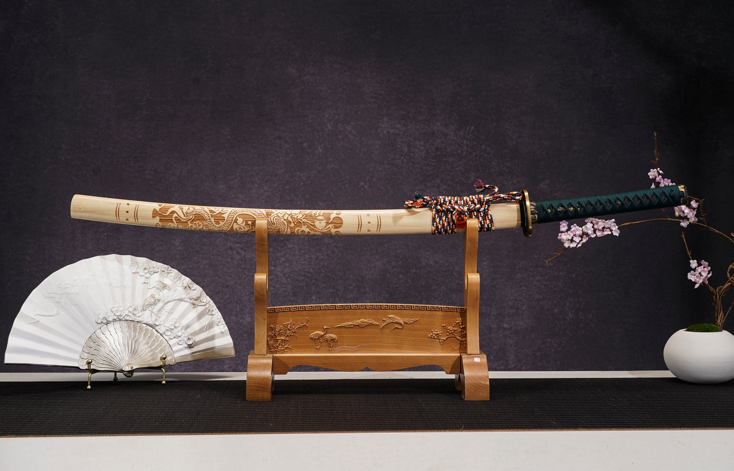 Matsukage 松影 Katana | Traditional Japanese Sword | T10 Carbon Steel | MoonSwords KT15