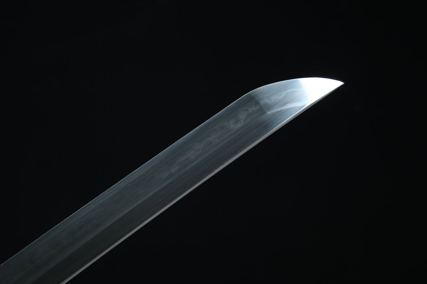 Sword blade on a black background