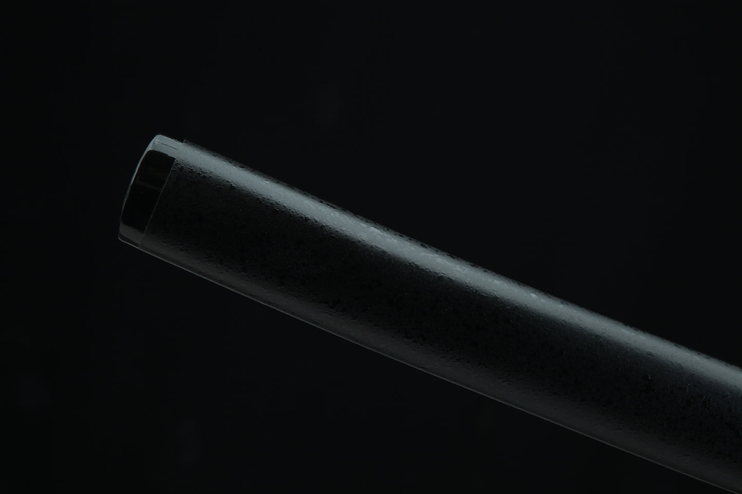 Black sheath on a black background