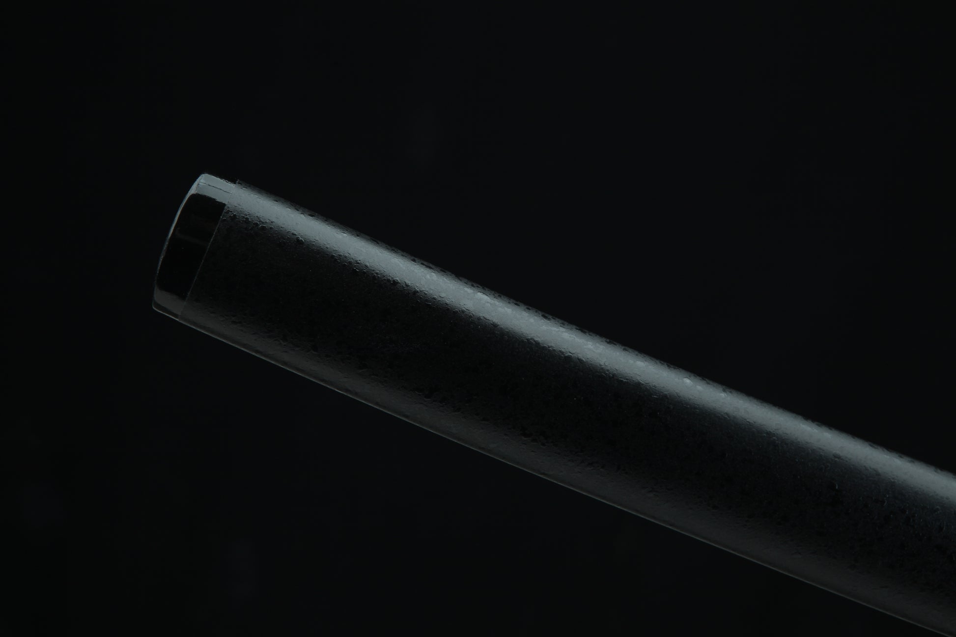 Black sheath on a black background
