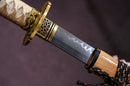 Koshū 孤舟 | Moonswords Katana | Clay-Tempered T10 Carbon Steel | KT19