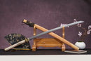 Moonswords Koshū 孤舟 Katana on display stand