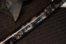 Byakko Katana – Clay Tempered Carbon Steel Samurai Sword With Black Gold Scabbard
