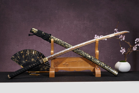Kinryū 金龍 Golden Dragon Katana - Authentic Japanese Replica with Bronze Fittings SKU:KT25