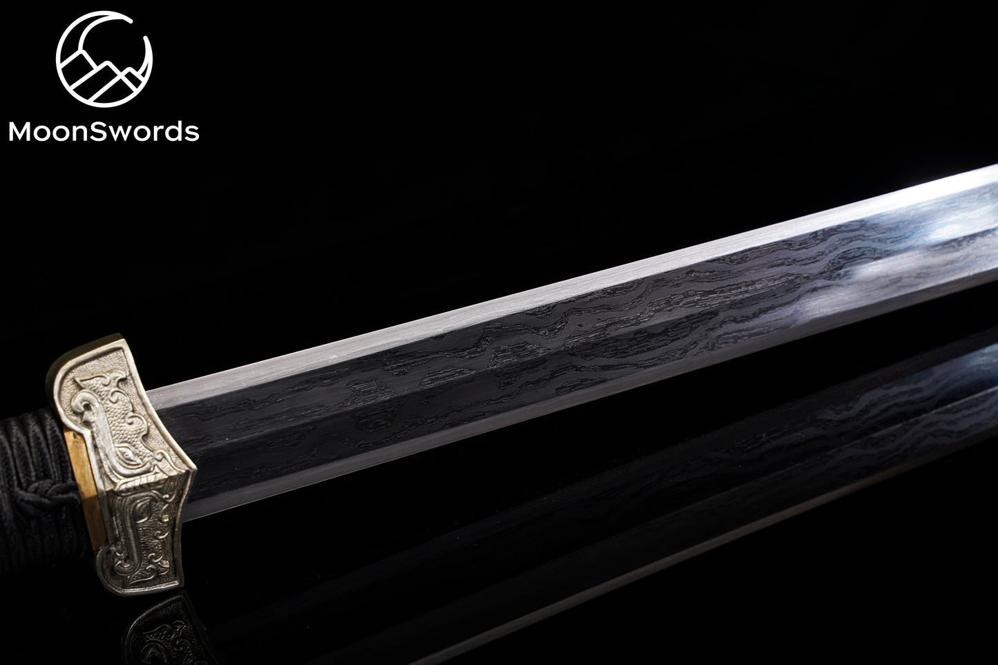 Chi Xiao (Han Dynasty) | Master Chinese Jian | Damascus Steel | MoonSwords SKU 6451
