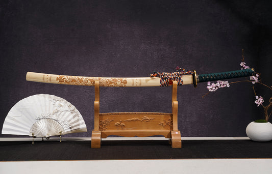 Matsukage 松影 Katana | Traditional Japanese Sword | T10 Carbon Steel | MoonSwords KT15