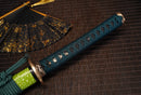 Harugasumi Spring Haze Katana | Lime Green Japanese Sword | Clay-Tempered 1095 Carbon Steel | MoonSwords KT04