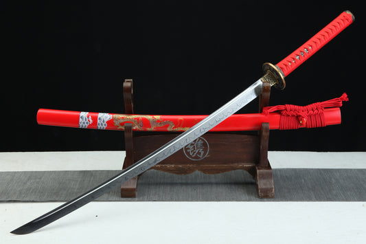 Fire Dragon Katana – Hand Forged Katana With Clay Tempered Blade | Karyūzan 火龍斬