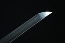 Sword blade on a black background