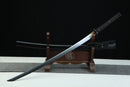 T8 Steel Katana, Clay-tempered, Hand-Forged, Full Tang, Konton 混沌