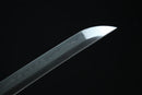 Sword blade on a black background