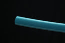Blue Katana on a black background