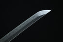 Sword blade on a black background