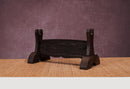 45 degree view of Rosewood Crane Sword Stands