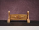 The Front view of Solid Wood Fish Sword Stands