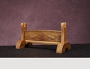 The sideview of Solid Wood Fish Sword Stands