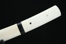 T10 Steel Shirasaya Tanto  Clay-Tempered Full-Tang