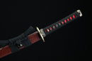 T10 Steel Wakizashi Clay Tempered Full Tang with Bronze Tsuba and Menuki (Shōryū 昇龍 )