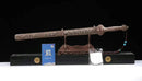Yongle Emperor Sword on a wooden stand against a black background