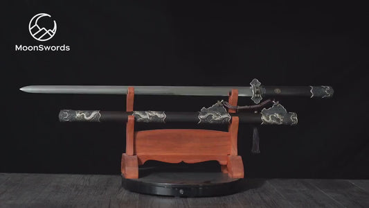 Dragon Soul (Tang Dynasty) | Master Chinese Jian | Damascus Steel | MoonSwords 0041