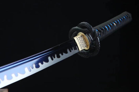 Katana Black Pyython Sword- Manganese Steel  Katana, Dai, Daitō, sword, blade,Handcrafted Samurai Sword