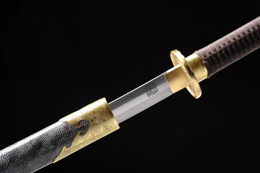 Golden Brown Tachi Sword for sale