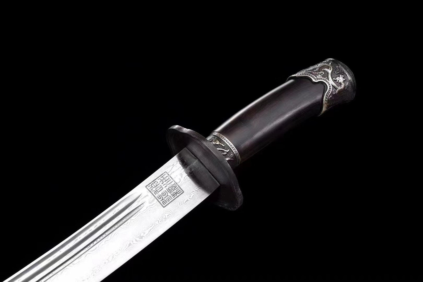 Original "Nine Dragon Qing Dynasty Knife" Sword Blade katana, knife, dagger